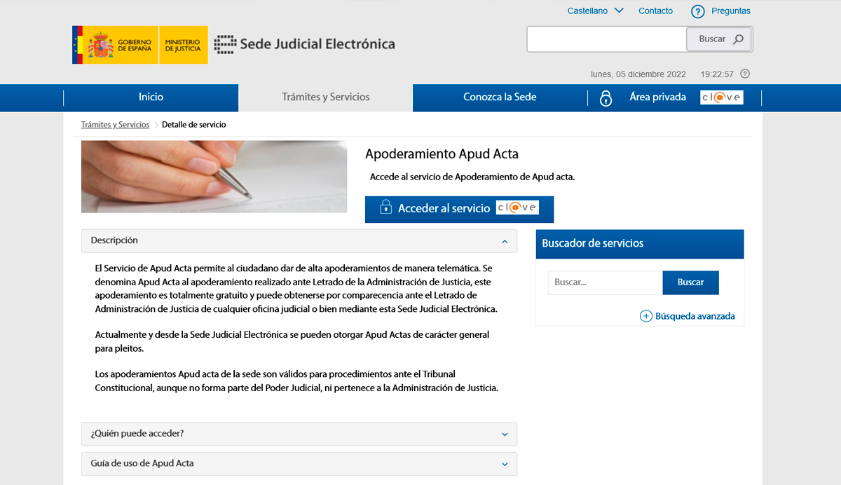 Apoderamiento Apud Acta abogados en madrid